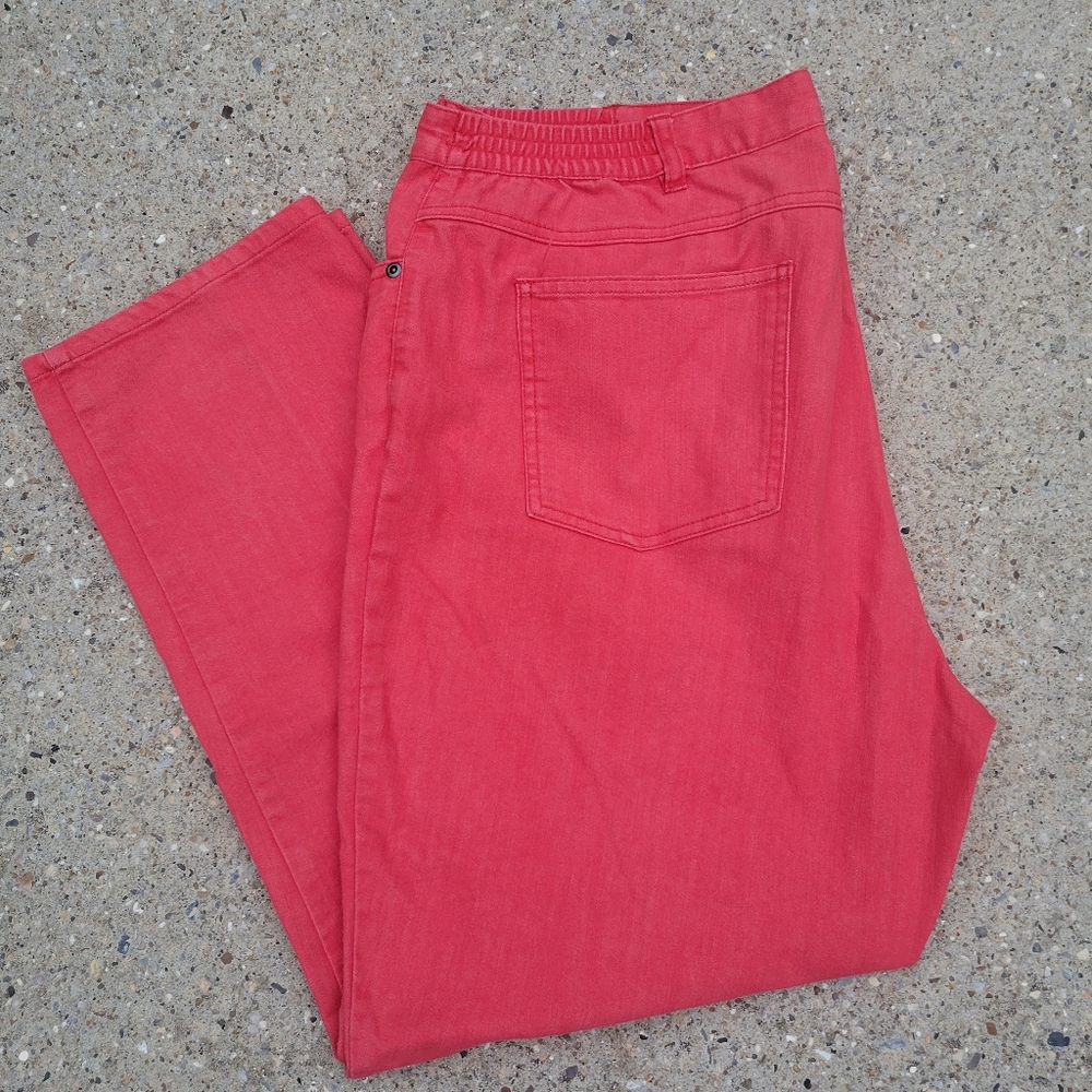 Ruby Rd Classic Elastic Side Corduroy Jeans - Size 14 (Great Condition)